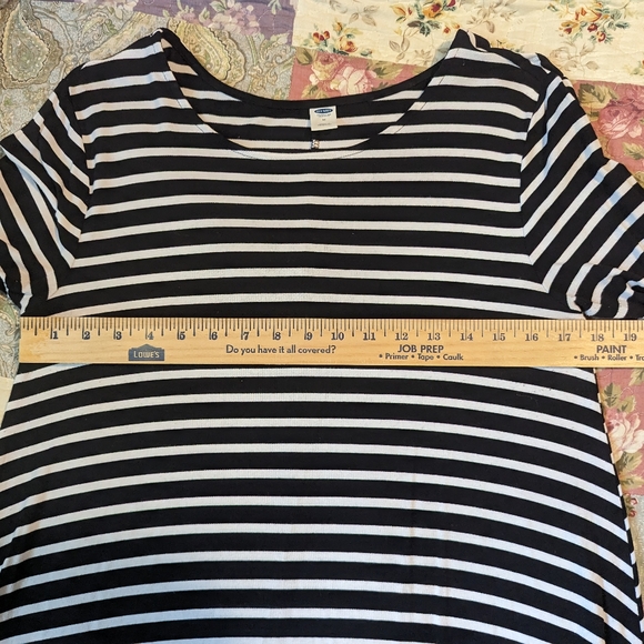 Old Navy Tunic Long Sleeve Striped Dress Medium - Picture 3 of 6
